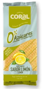 Wafle z kremem kakaowym bez dodatkucukru 150 g CORAL