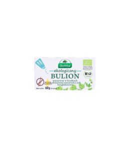 Bulion warzywny w kostkach o obniżonejzawartości soli bez oleju palmowego bezg.60 g Bio Eko-Wital