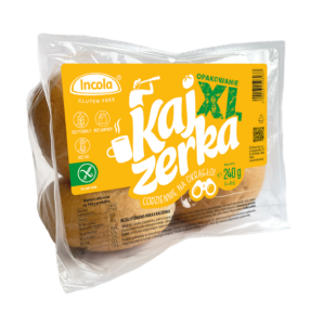 Bułki kajzerki XL bezglutenowe (4szt.) 240g - INCOLA