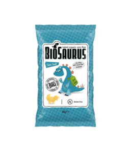 Chrupki kukurydziane z solą morskąbezgl. 50 g Bio, BIOSAURUS