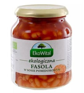Fasola biała w sosie pomidorowym BIO360G EKOWITAL