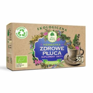 Herbatka Zdrowe Płuca Bio 50 g (25x2 g)-suplement diety DARY NATURY