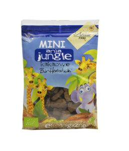 Herbatniki mini jungle kakaowe 100 g Bio Ania, Termin przydatności 30.04.2026