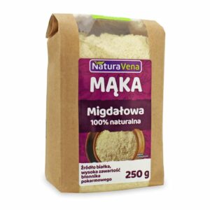 Mąka migdałowa bezglutenowa BIO 250 gNATURAVENA