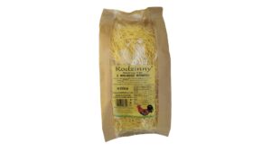 Makaron Rodzinny z jaj od kur z wolnegowybiegu - nitka 250 g, PRZEPIÓRKI