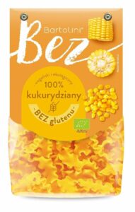 Makaron (kukurydziany) świderki bezglutenowy BIO 250 g BARTOLINI