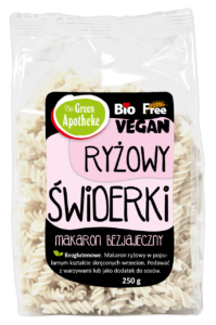Makaron (ryżowy) świderki fusilli bezglutenowy Bio 250 g APOTHEKE