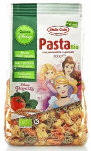 Makaron (semolinowy trójkolorowy) DISNEYPRINCESS BIO 300 g DALLA COSTA