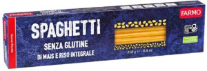 Makaron spaghetti kukurydziano-ryżowy BEZGL. BIO 250 g FARMO