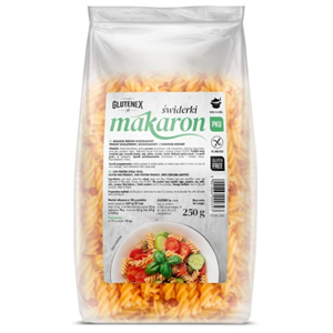 Makaron świderki niskobiałkowy bezglutenowy 250 g GLUTENEX