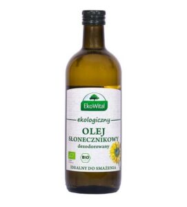 Olej słonecznikowy do smażenia BIO1l Ekowital