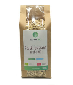Płatki owsiane grube 300 g Bio NaturaRaj/op. 7 szt.