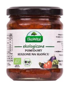 Pomidory suszone na słońcu Ekowital 180g