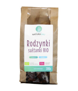 Rodzynki sułtanki 300 g Bio NaturaRaj/ op. 7 szt.