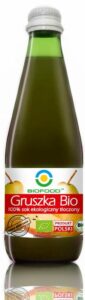 Sok gruszkowy 0,3l BIO, BioFood, Termin przyd. 06.01.2026