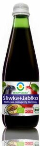 Sok śliwkowo- jabłkowy 0,3 l Bio Bio Food, Termin przd. 16.09.2025
