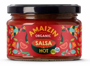 Sos salsa pikantny bezglutenowy BIO 260 g AMAIZIN
